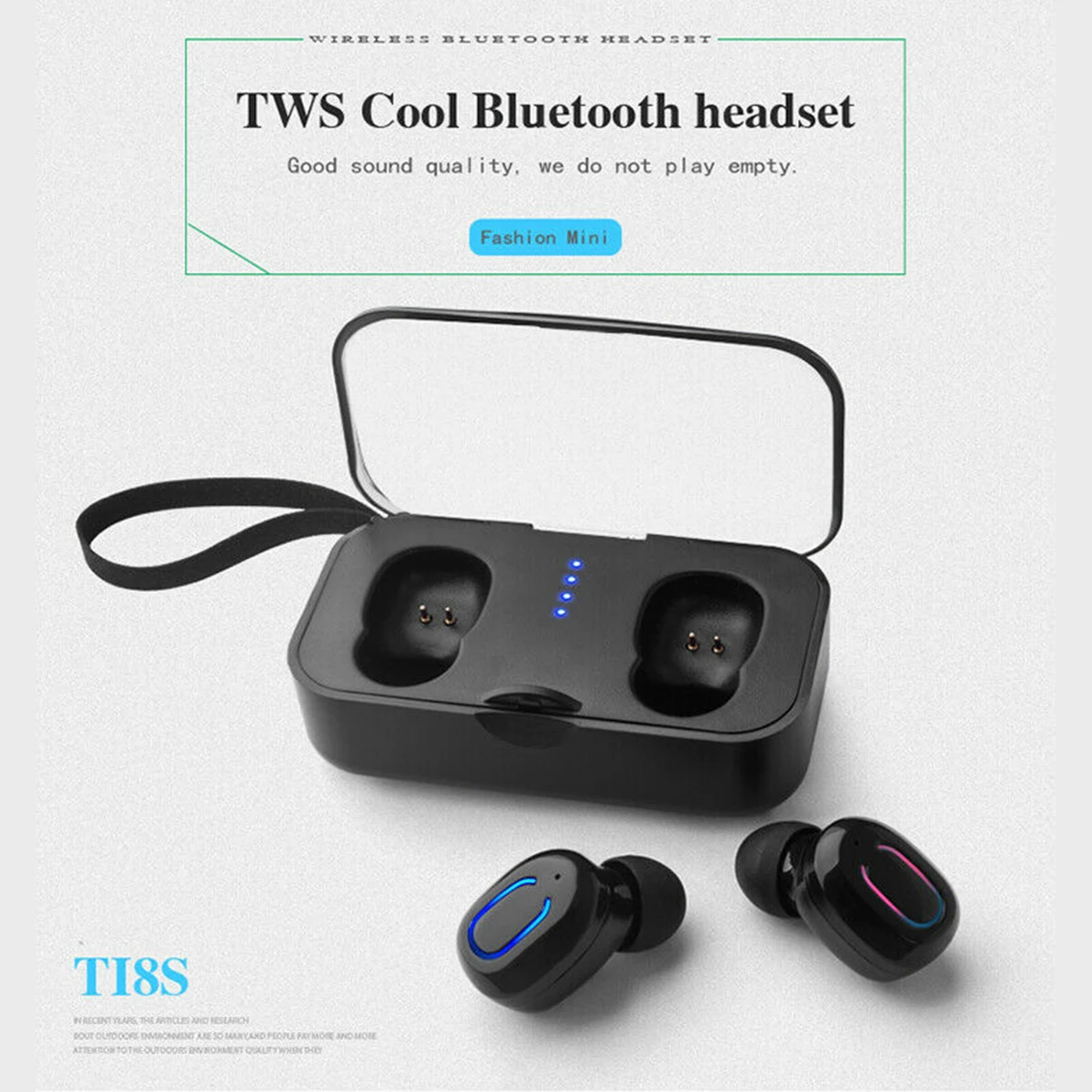 T18S Bluetooth наушники 5 0 TWS невидимые мини беспроводные стерео глубокий бас гарнитура