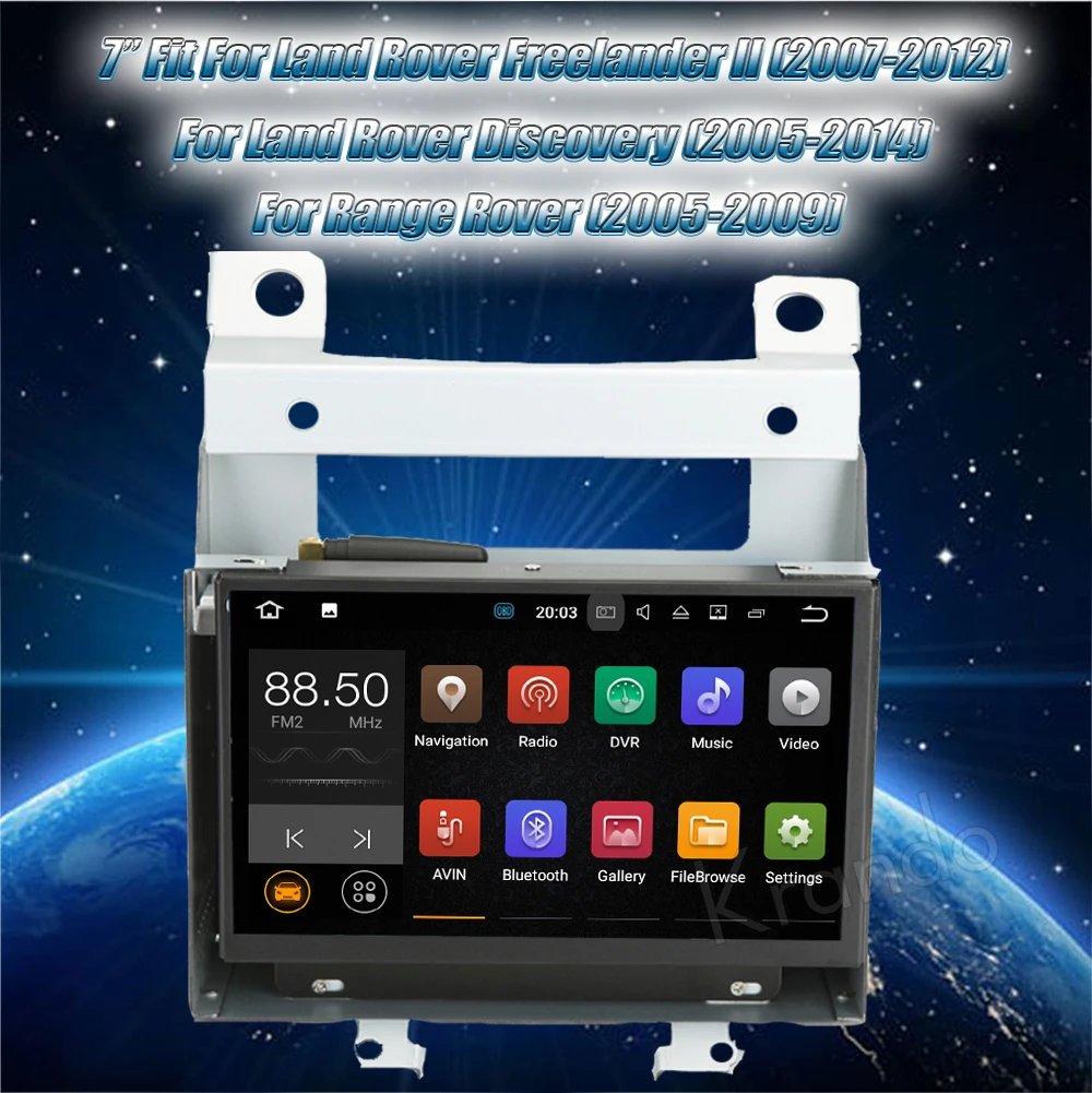 Krando 7 &quotAndroid 8 1 Автомобильная навигационная и мультимедийная система для Land Rover Free