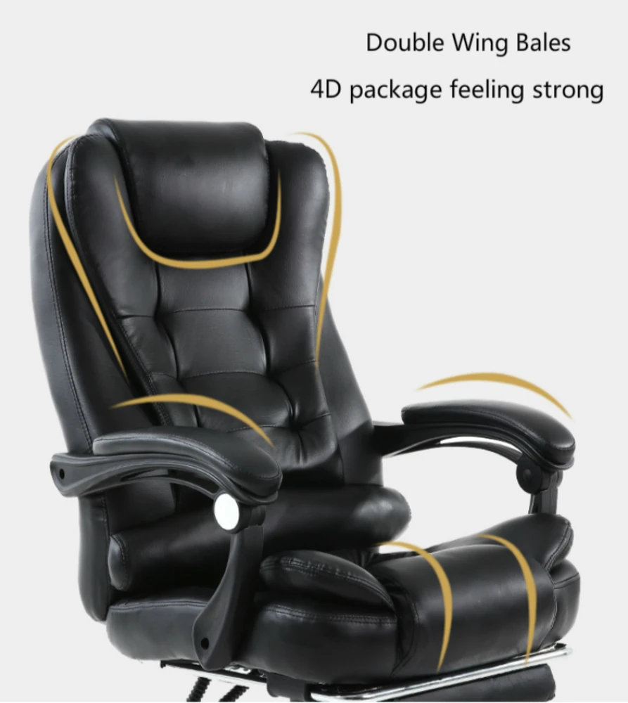 Office Boss Chairs Lazy Massage Swivel Chair Reclining Lifted Rotation with Footrest Computer Comfortable | Игрушки и хобби