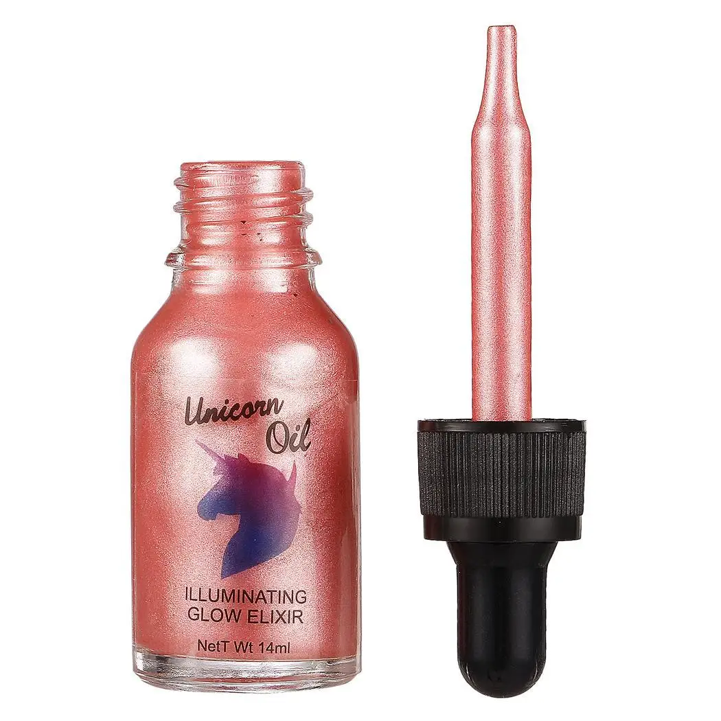 Жидкий Макияж Осветляющий хайлайтер Glow Face Oil Shimmer освещающий|Бронзеры и