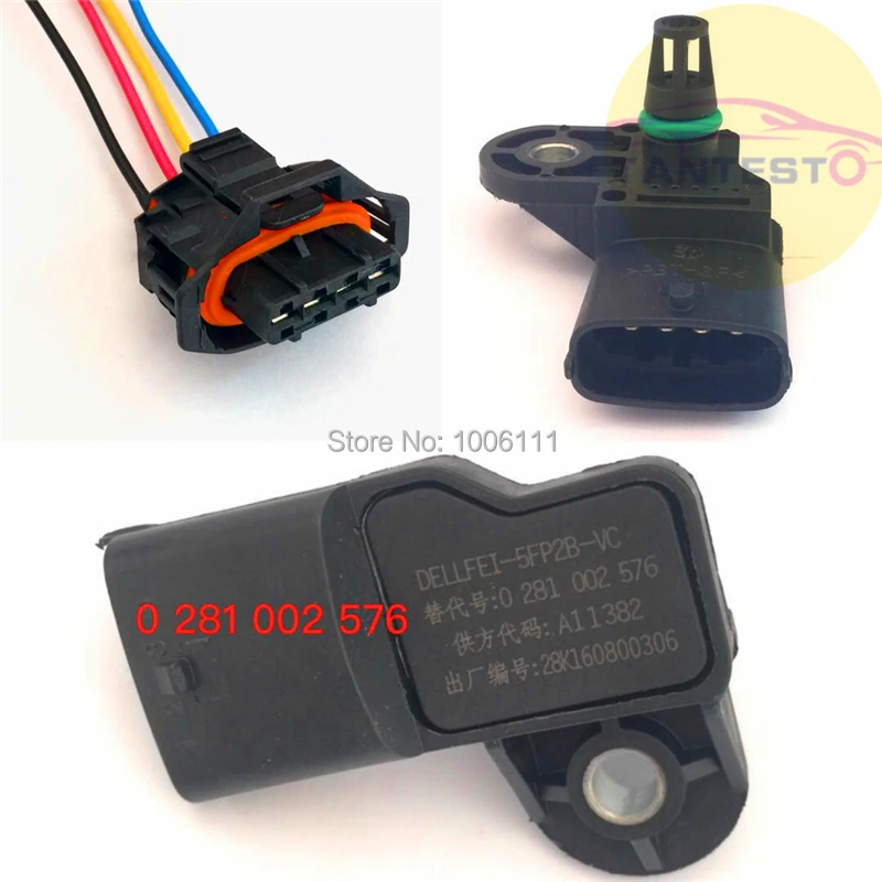Датчик давления воздуха на входе форсунки Common Rail 0281002576 для BOSCH 0281002437/576| |
