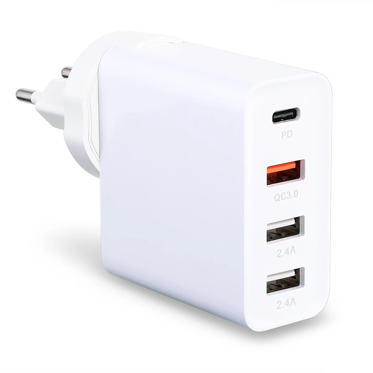 4 порта USB зарядное устройство Type C PD + QC 3 0 2.4A Быстрая зарядка настенное адаптер 48
