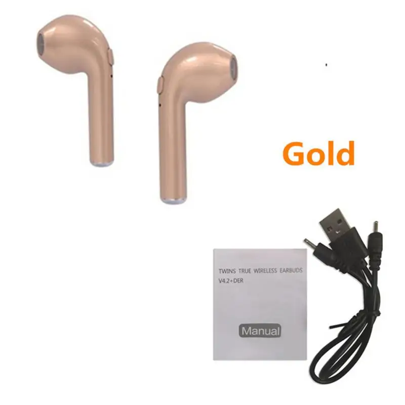 TWS I7s In Ear Bluetooth наушники бинауральные Беспроводной гарнитура с MicPhone для всех видов