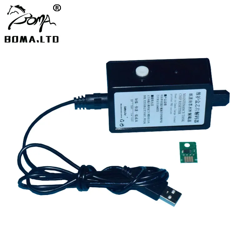 Контейнер для удаления отходов чернил с USB сброс чипа резервуара Canon iPF605 iPF500 iPF510