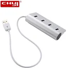 USB-концентратор CHYI 4 в 1, 4 порта, OTG, USB 2,0