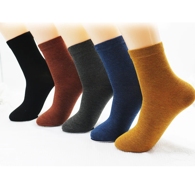 

New Women's Bamboo Fiber Colorful Fashion Casual Harajuku Solid Color Black White Cheap Socks Wholesale 5 Pairs