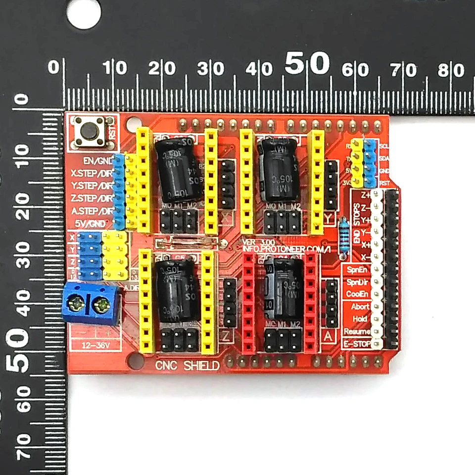 Новые детали для 3D принтера A4988 драйвер с ЧПУ плата расширения Arduino V3 гравер