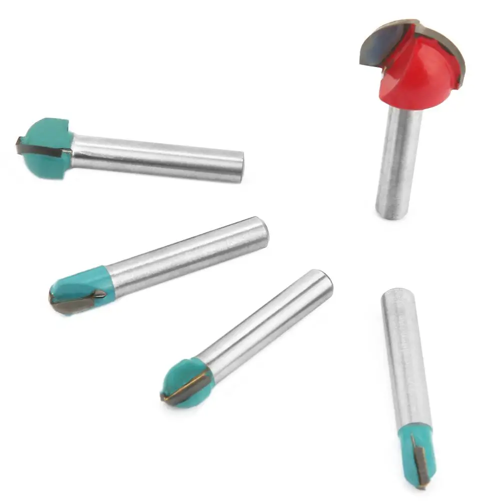 5 шт. набор фрез круглый нижний нож деревообрабатывающий резак долбежный