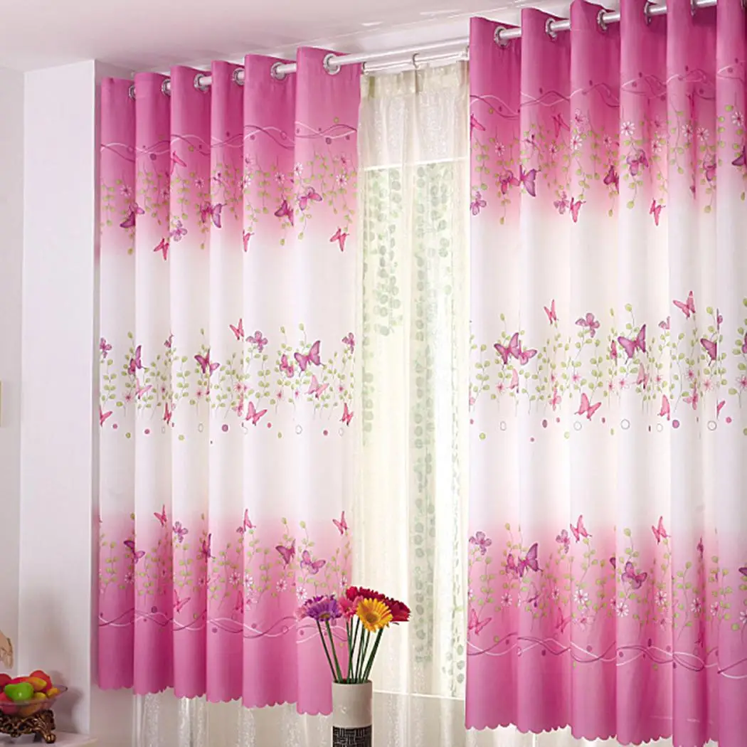 Гостиная кафе бабочка занавеска для балкона окна дома гостиной и т. Д. Украшение
