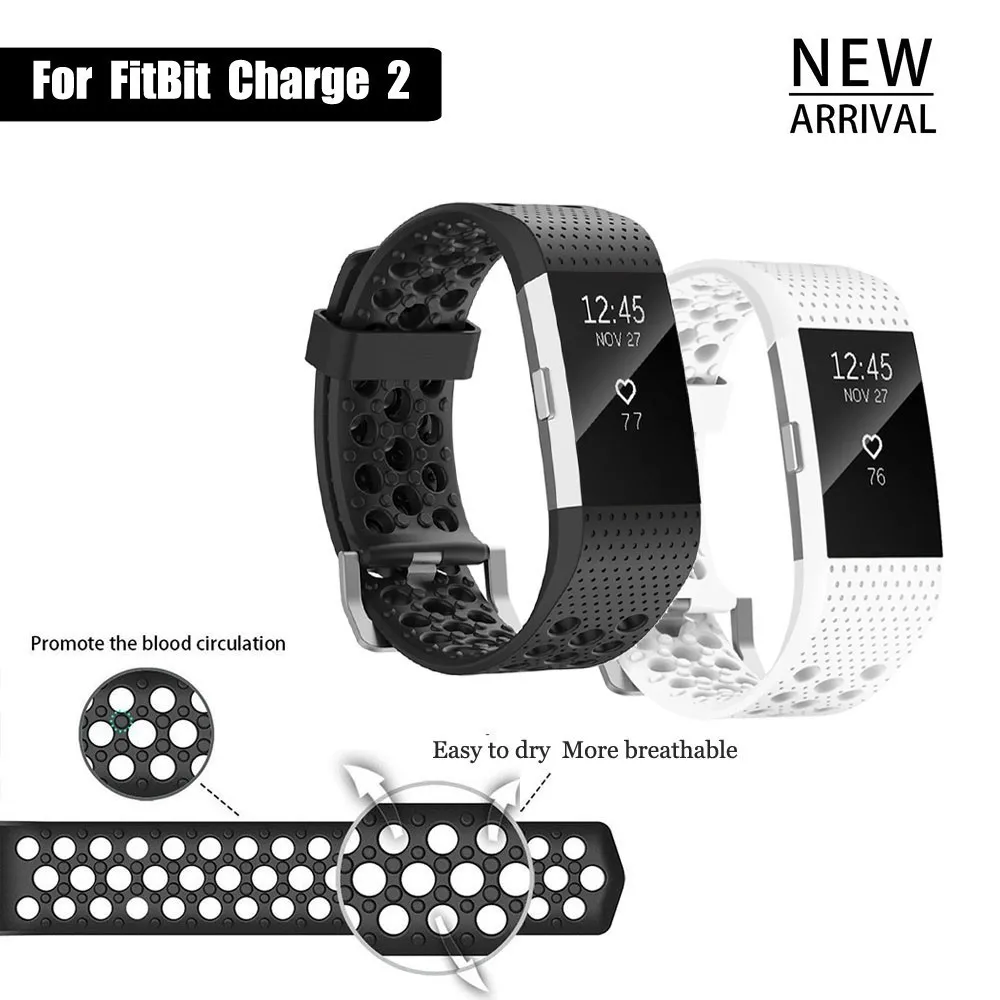 DUSZAKE сменные полосы для браслета FitBit Charge 2 браслет аксессуары ремешок |