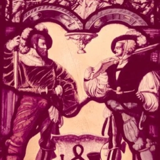 Щит Фридриха герштера от Felix Lindtmayer I 1524 1543 печать плакатов (18x24)|Таблички и знаки| |