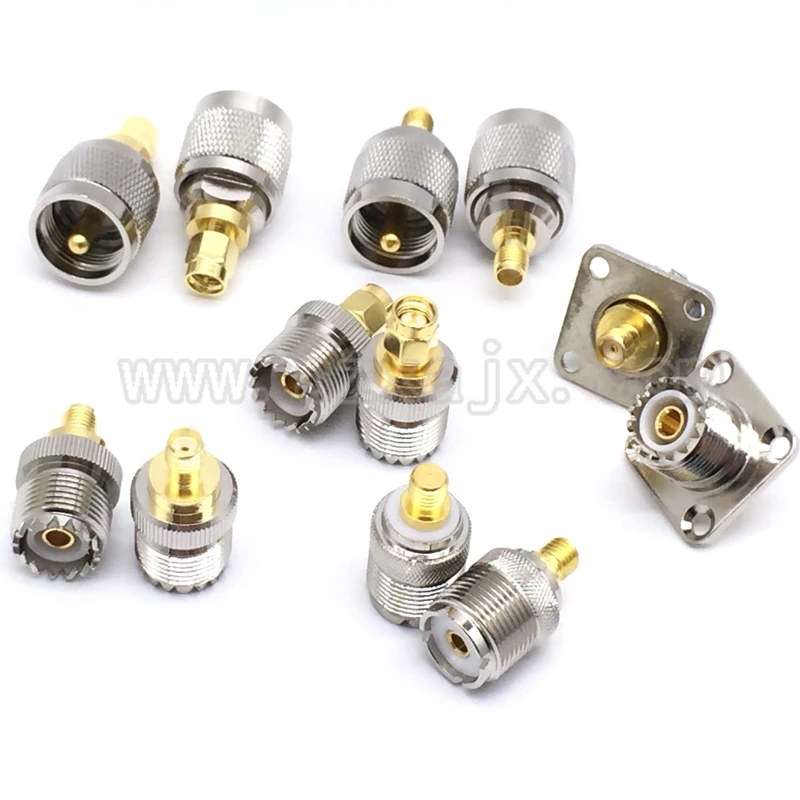 JX разъем 2 шт. RF адаптер PL259 SO239 SMA мужской женский для Motorola GP88S GP68 GP2000 GP328 GP338