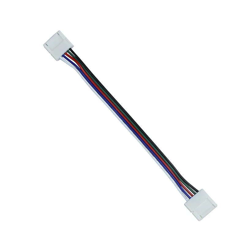 CLAITE 10 мм RGBW PCB разъем 5 контактный основной проводной кабель для машины