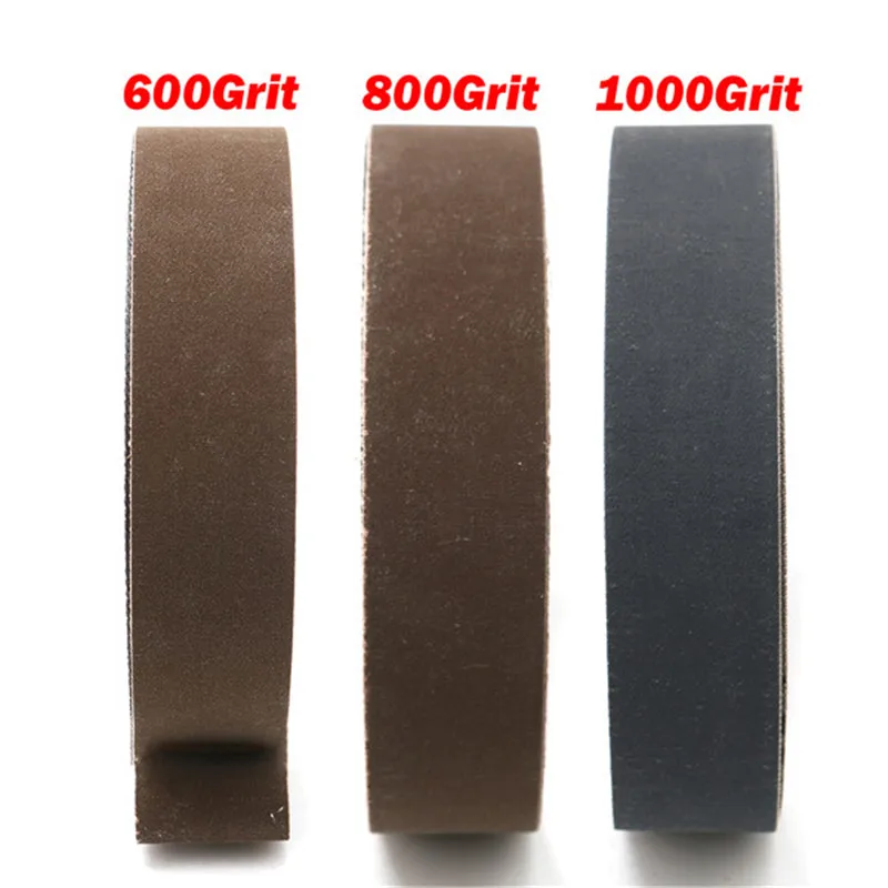 

15Pcs Sanding Belts Kit 600 800 1000 Grit 1"x 30" Grinding Polishing Aluminum Oxide Polishing Tool Sanding Belts Kit