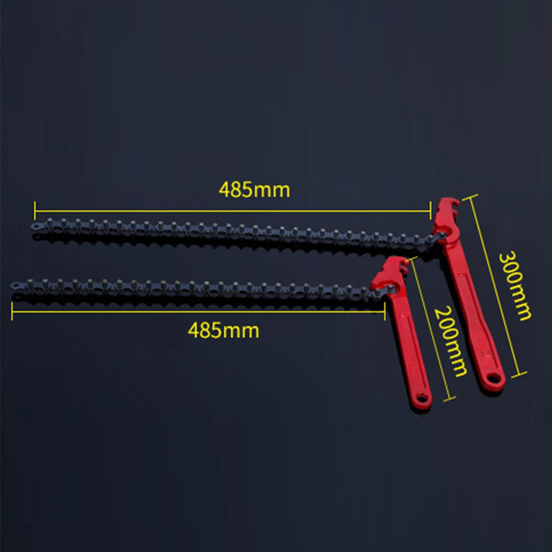 

Oil Filter Wrench Engine Box Spanner Oil Fuel Filter Wrench Removal Tool Remover Chain Type Auto Tool