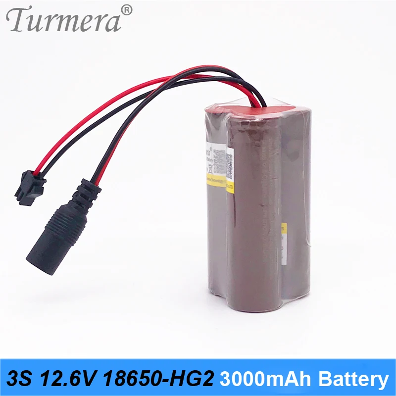 3s аккумулятор 18650 hg2 3000 мАч 10 8 В 12 6 в для отвертки инструменты батарея и налобный