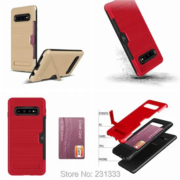 Гибридный защитный чехол C ku из ТПУ для Samsung Galaxy S10 Plus S9 S8 NOTE 9 8 ударопрочный с