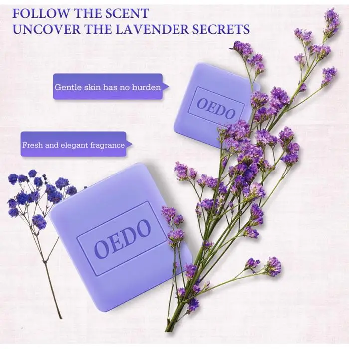 Handmade Facial Soap Moisturizing Lavender Face Skin Pore Cleaning Washing Sterilized Natural Ingredient Foam Bubble | Красота и
