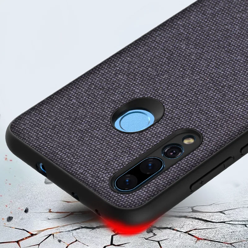 Чехол для Huawei Nova 4 новинка полная защита гибридная искусственная ткань ТПУ