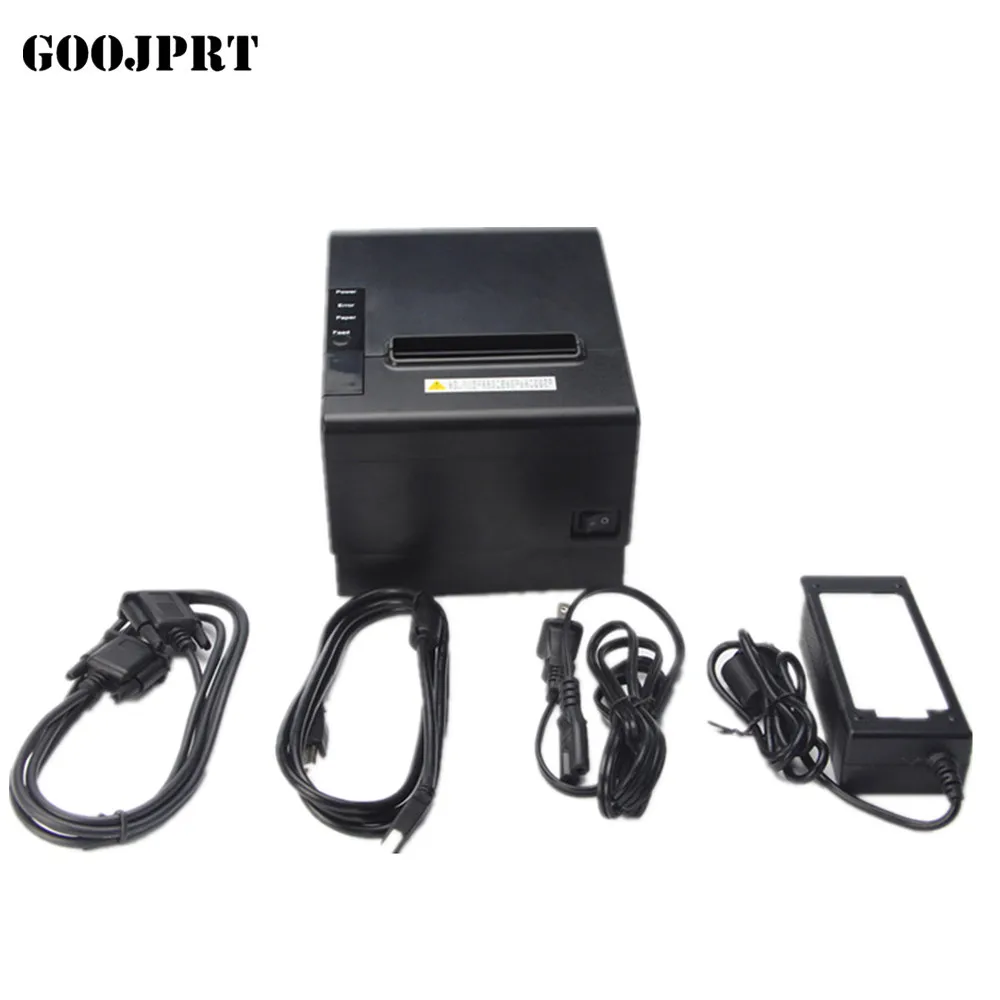

High quality 80mm thermal receipt bill printers Kitchen Restaurant POS printer With automatic cutter function Stylish appearance