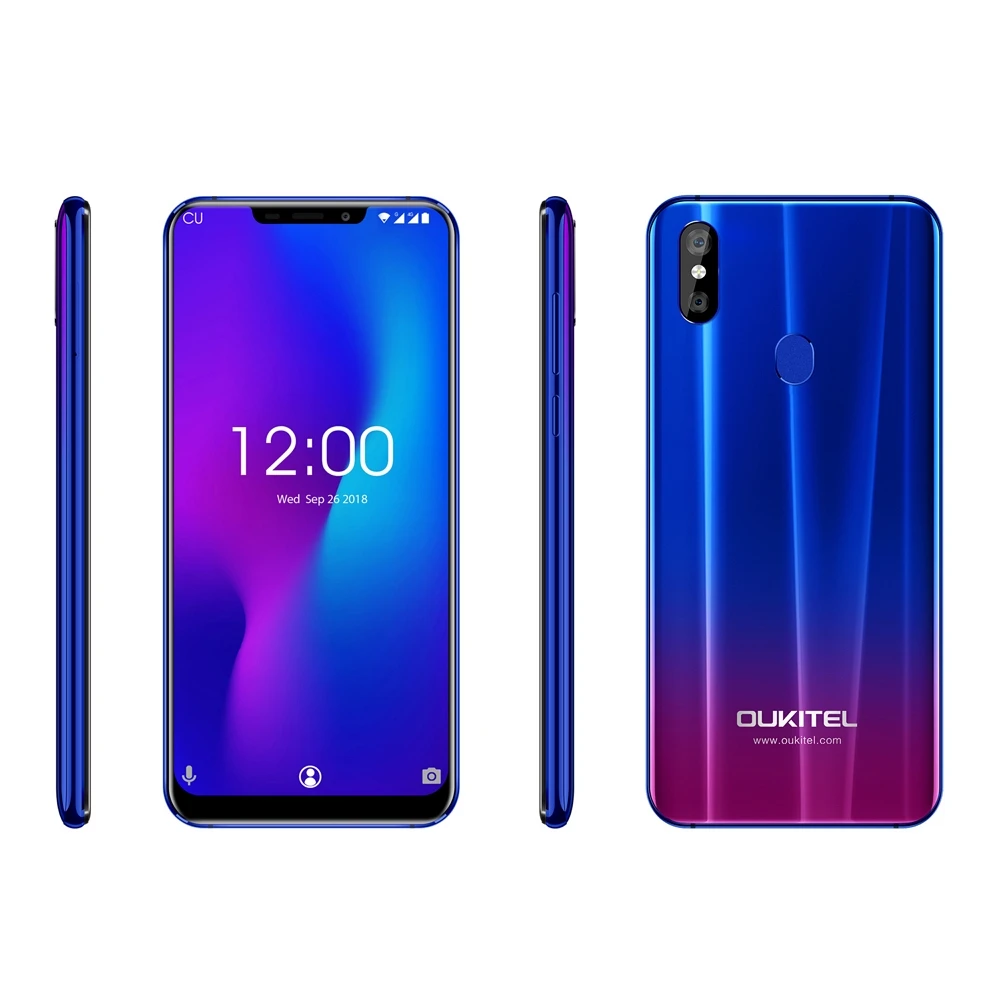 OUKITEL U23 4G 6 18 дюймов Android 8 1 MTK 6763T Восьмиядерный 2 0 ГГц ГБ ОЗУ 64 Гб ПЗУ 16 Мп задняя МП