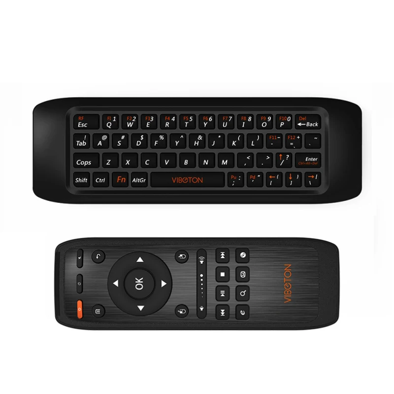 FFYY Viboton 2 4G Fly Air Mouse Raspberry Pi 3 Беспроводная клавиатура Пульт дистанционного