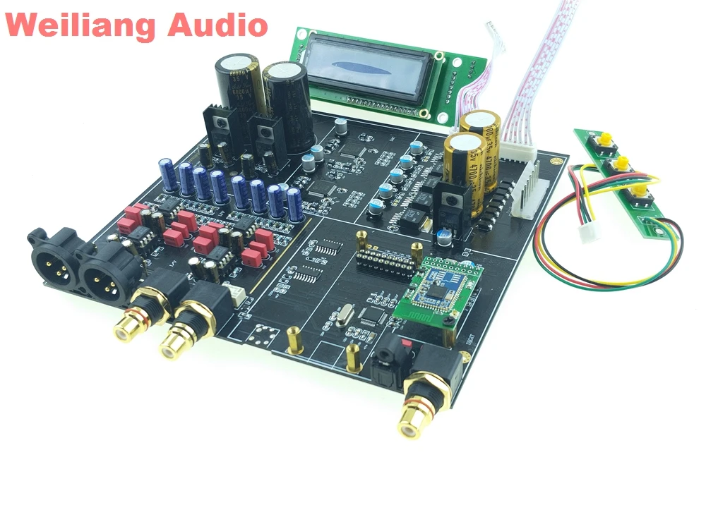 Двойной AK4497 AK4497EQ AKM HIFI DAC DSD декодер XLR + Bluetooth 5 0 CSR8675 APTX HP|Цифро-аналоговые