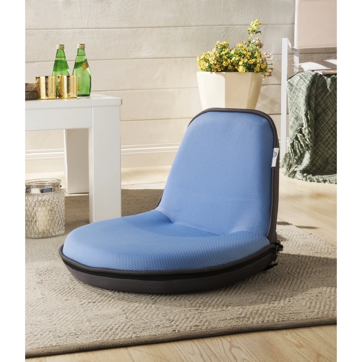 Шезлонг Quickchair сетчатый напольный стул-складной | Портативный с ремешком