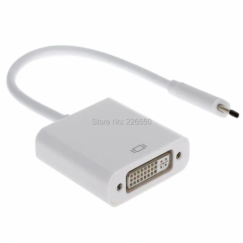 Адаптер с разъемом для монитора переходник USB 3 1 Type C Male DVI Female 1080P Mac и Macbook новое