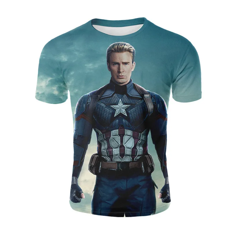 YELITE Железный человек Футболка супер герой 3D печать футболка Marvel