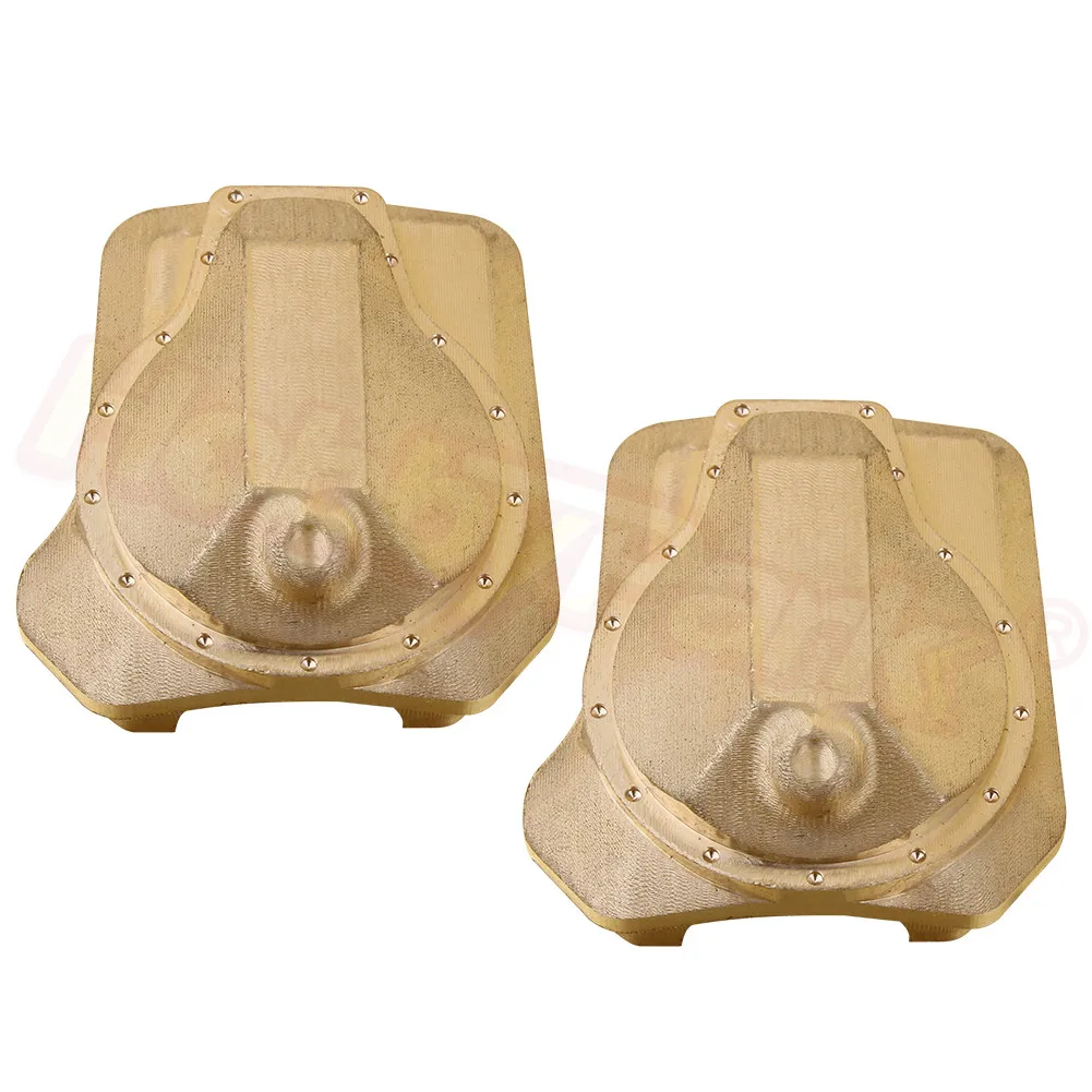 

2pcs TRX4 Brass Diff Cover Front & Rear Axle Housing Case 8241 8242 for Traxxas TRX-4 1/10 RC Crawler Upgrade Parts Hop-Ups