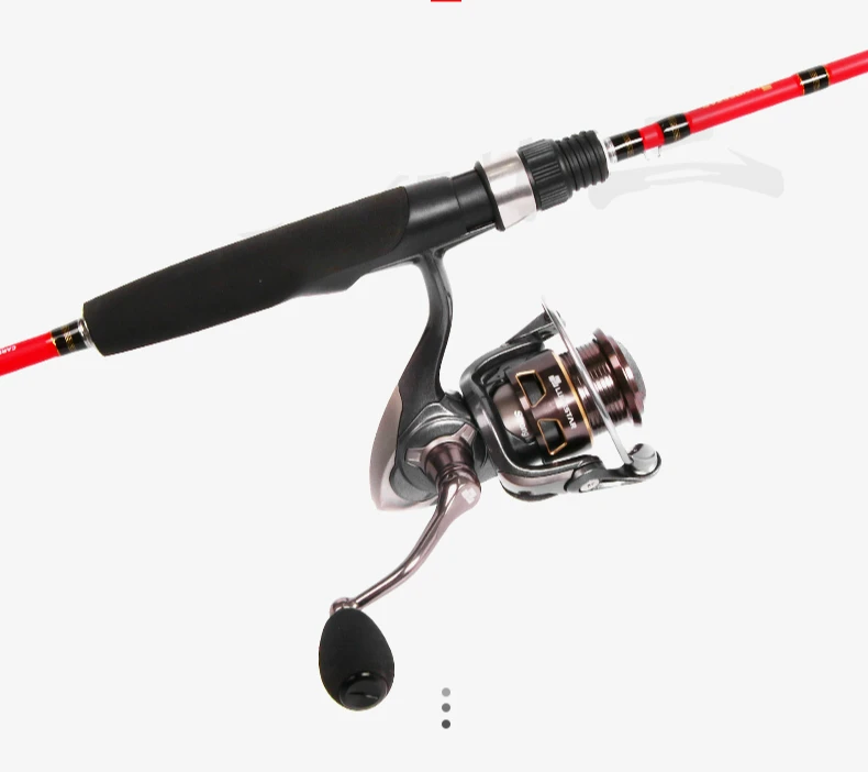 Hign Carbon Sea Pole Fishing Sets Ultra-soft Portable Pesca Lure Light Spinning Casting Rod with Spinning/casting Reel | Спорт и