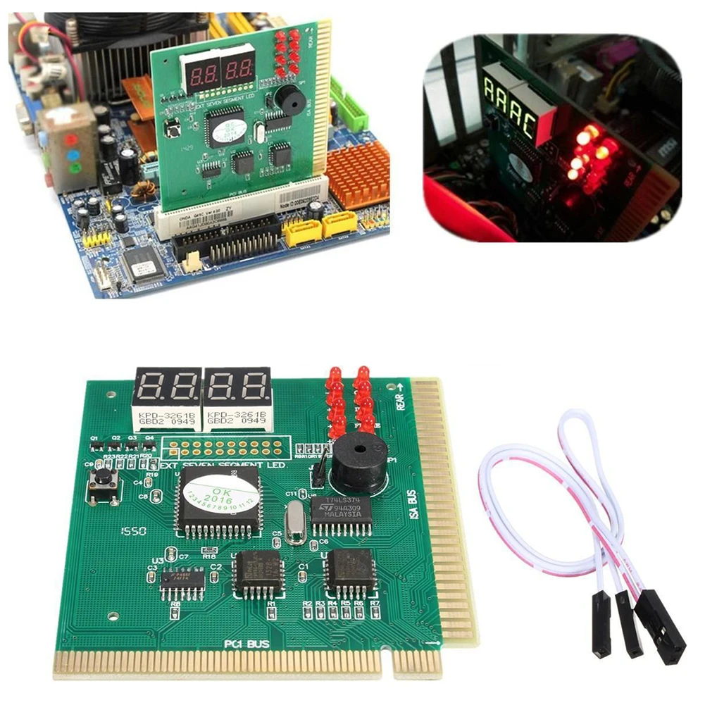 Диагностические PCI 4 разрядный карта PC материнская плата после проверки тестер