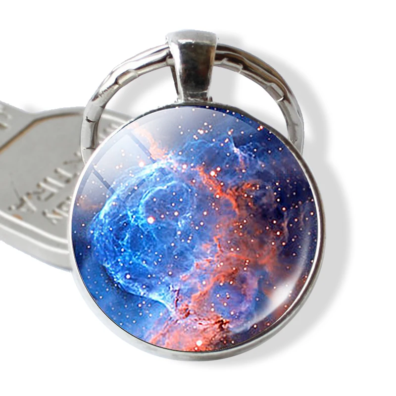 Брелок для ключей Солнечная затмения Galaxy брелок Планета космическая подвеска