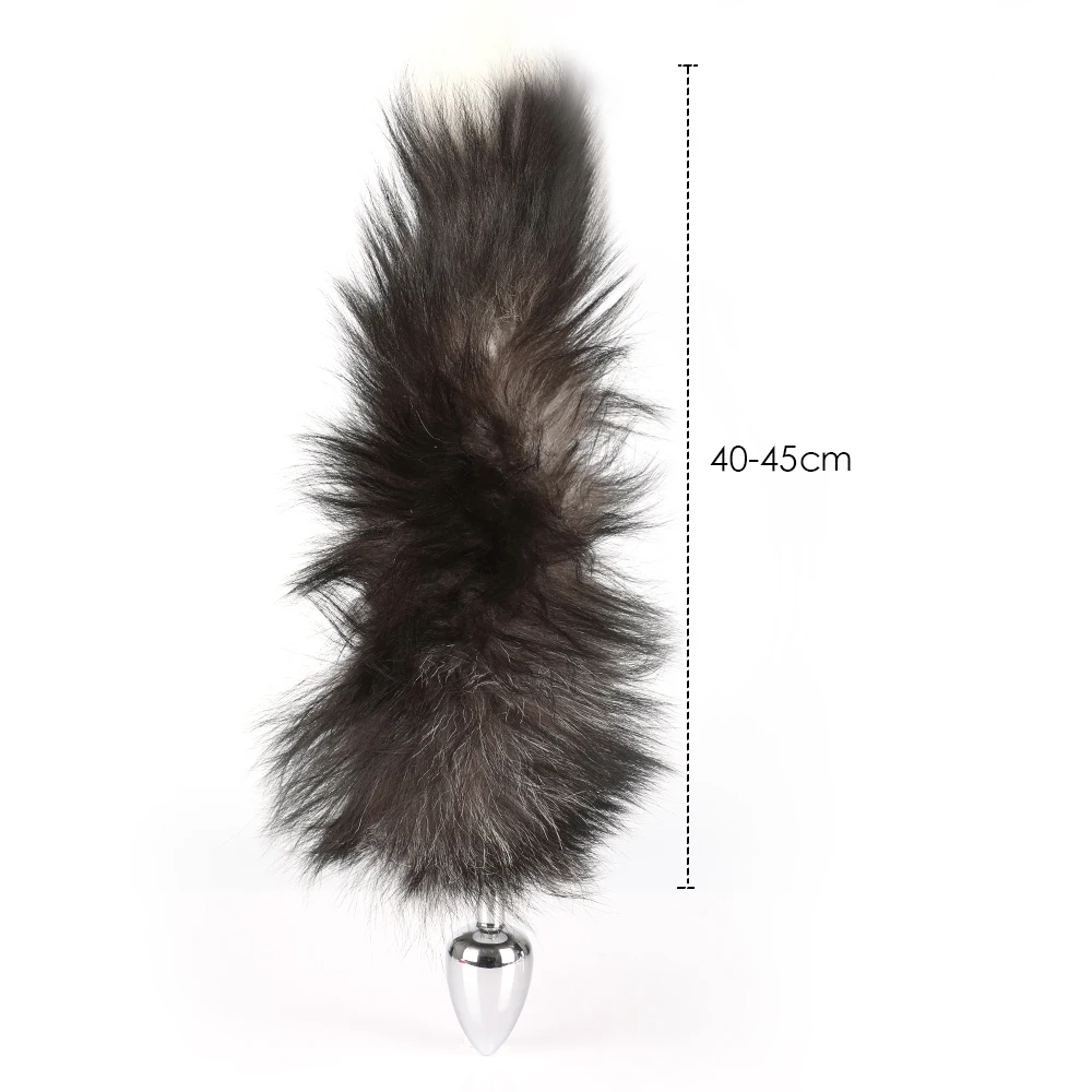 Adult Butt Plug Hair Tail Anal Toys Vibrator SM Accessories Flirting Erotic Sex Game BDSM for Man Woman | Красота и здоровье