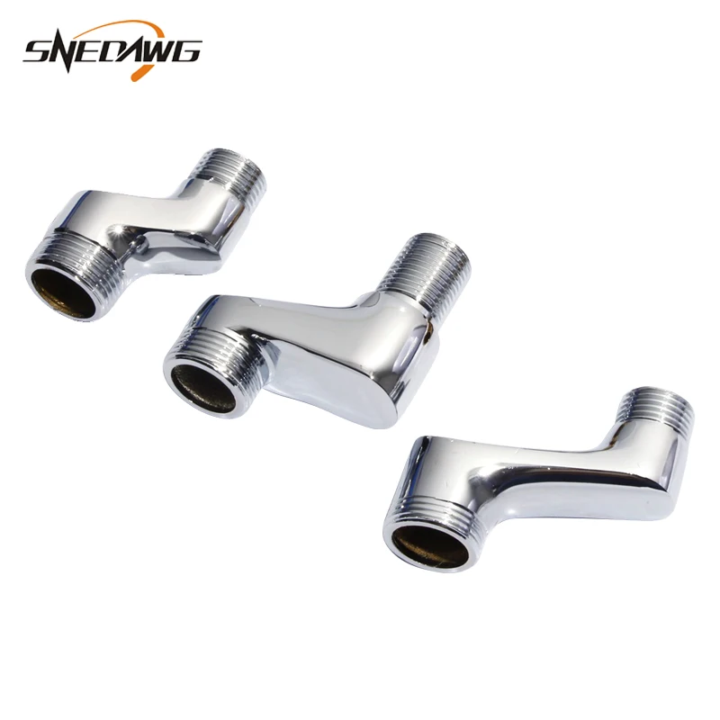 1 пара латунных фитингов для душевой трубы снижение колена ванной комнаты фитинг