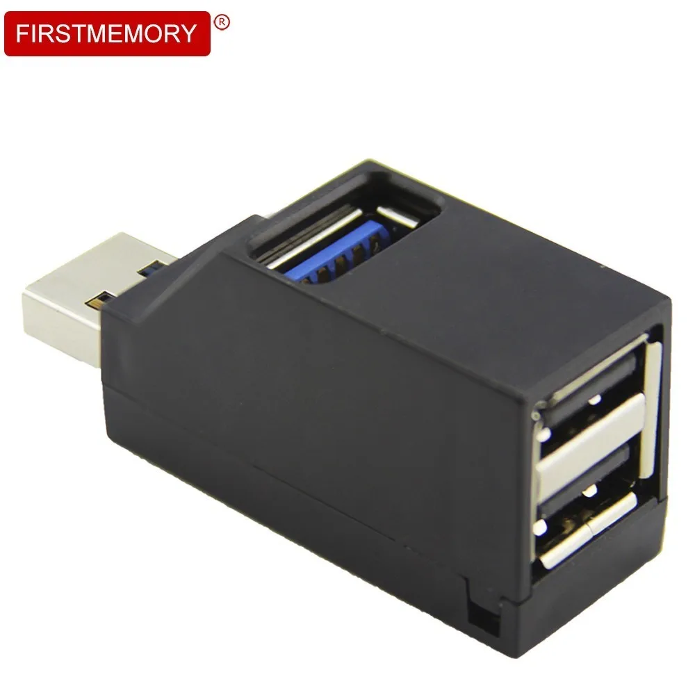 Мини USB 2 0 концентратор порты Портативный 3 480 Мбит тонкий хаб Высокоскоростной