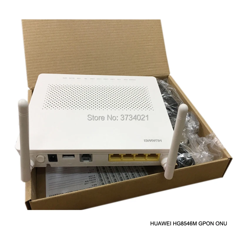 Вторая рука huawei echolife HG8546M GPON ONU hg8546m с 4FE + Тел USB wifi 99% новый ont | Мобильные телефоны и