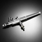 Аэрограф с двойным действием 0,25 мм, Аэрограф, пистолет для нанесения макияжа, тату для ногтей с пластиковым капельным ключом