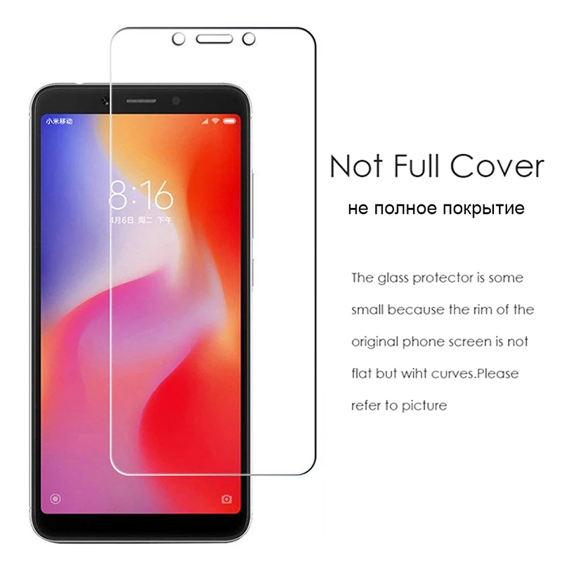 Закаленное стекло для Xiaomi Redmi Note 6 Pro Mi A2 Lite Стекло 9H с полным покрытием Защитная