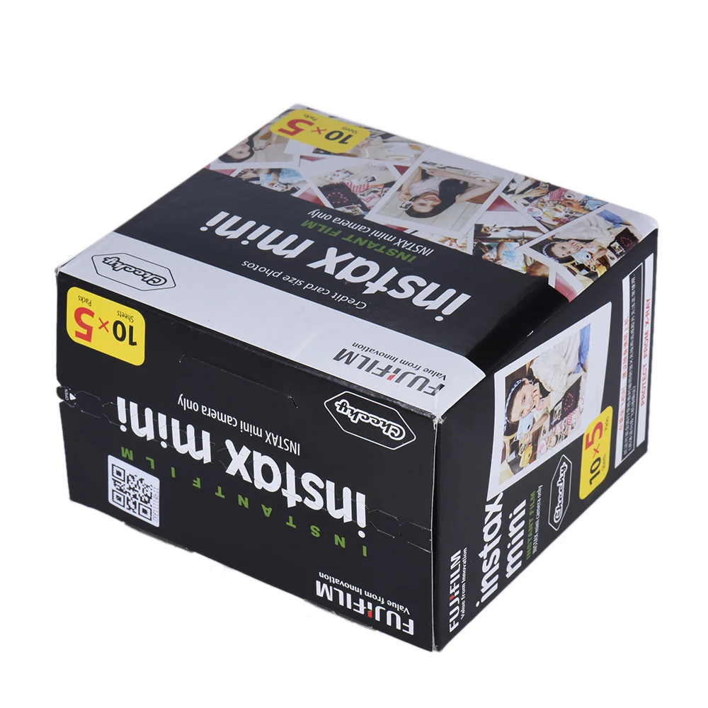 Белая фотобумага для Fujifilm Instax Mini 20/50 листов альбом моментальных снимков