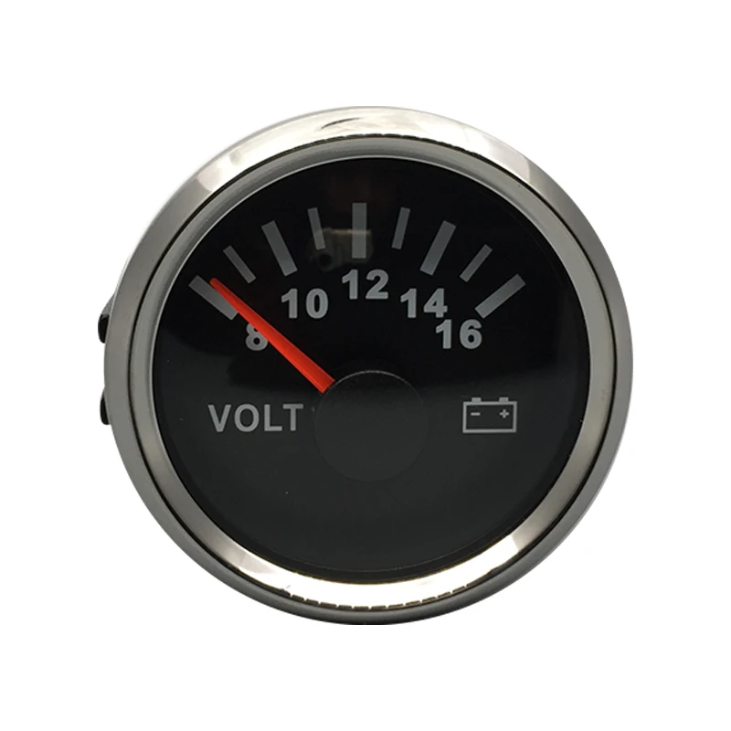 52 мм водонепроницаемый универсальный автомобильный вольтметр 12 В Напряжение