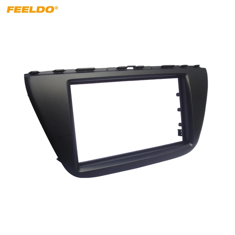 FEELDO Car Radio Audio 2DIN Fascia Frame Adapter for SUZUKI Sx4 S Cross 2013+ Stereo Panel Plate Dash Trim Installation | Автомобили и