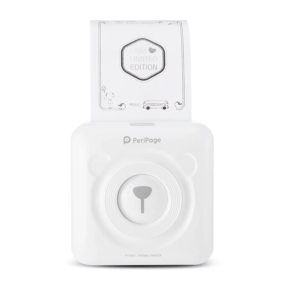 GOOJPRT A6 peripage мини Портативный Bluetooth Беспроводной Бумага фотопринтер Карманный