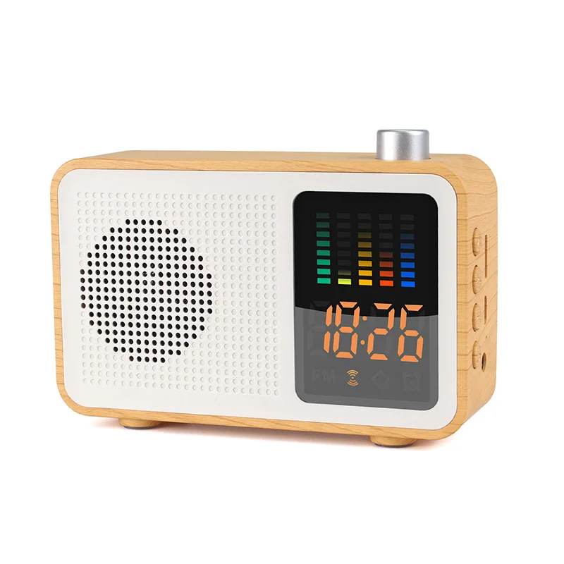 CLAITE MSK 102 3 в 1 перезаряжаемый bluetooth динамик радио Будильник поддержка AUX TF