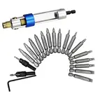 Набор инструментов для сверления с зенковкой, 20 шт.компл., из быстрорежущей стали, двойное назначение, многофункциональный преобразователь воздушной отвертки