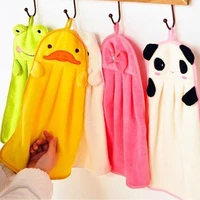 home textile dish towels can be hung absorbent hanging cloth hotel travel accessories drying pad candy colors kitchen used