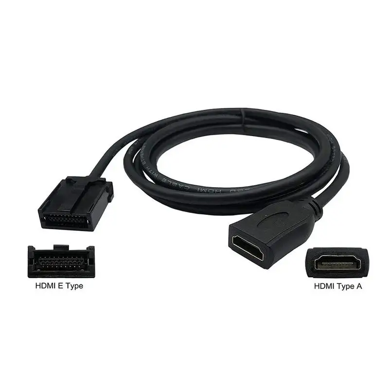 Кабель HDMI E Type AM HD видео кабель разъем типа адаптер Micro Female Male для автомобильного