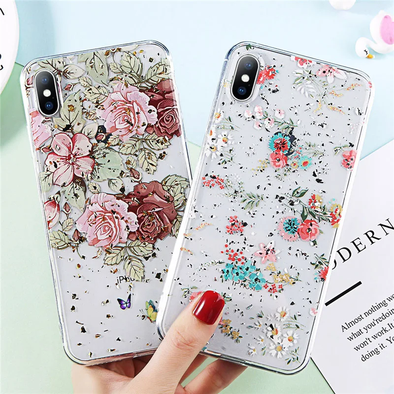 Lovebay чехол для телефона iPhone 6 6s 7 8 Plus X XR XS Max модный тонкий мягкий из ТПУ с золотой