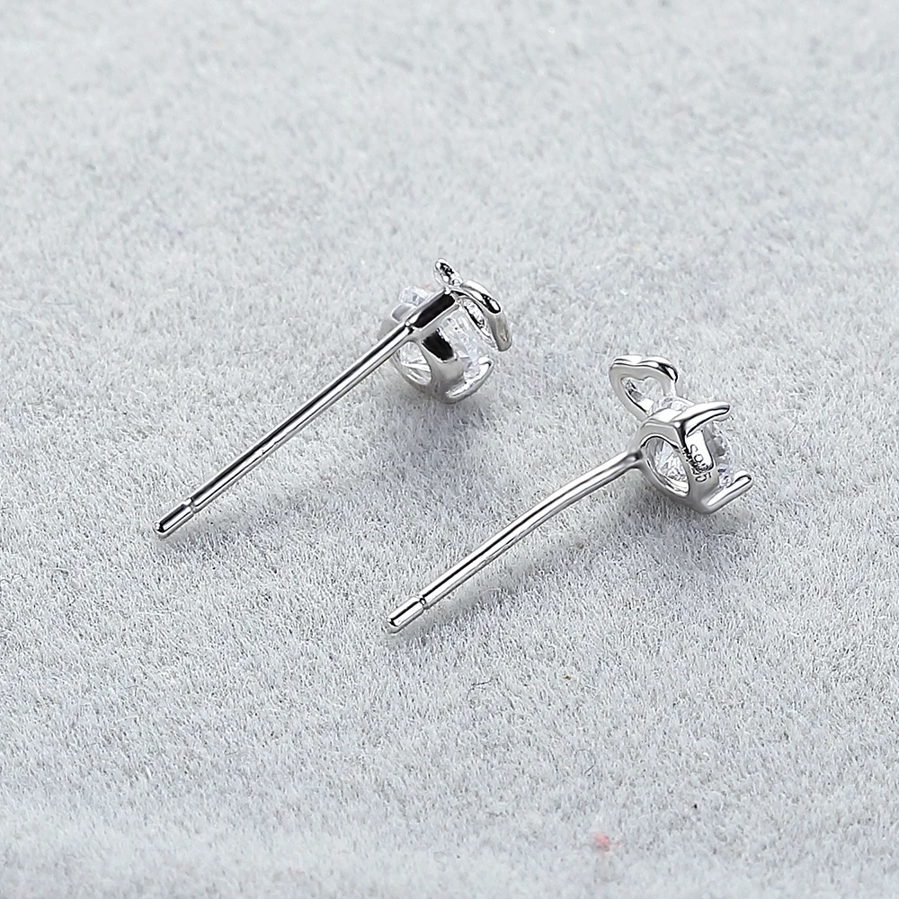 

AIDAILA Women Real 925 Sterling Silver Stud Earrings Letter Y Shape AAA+ Zircon Elegant Silver Earring Jewelry Girl's Gift